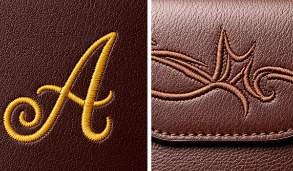 Applique Digitizing for Leather and Specialty Materials