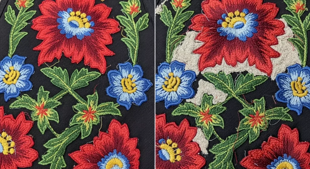 Uneven Fill Stitch Coverage